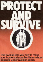 Cover to the government booklet Protect and Survive.