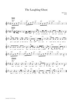 The Laughing Ghost sheet music